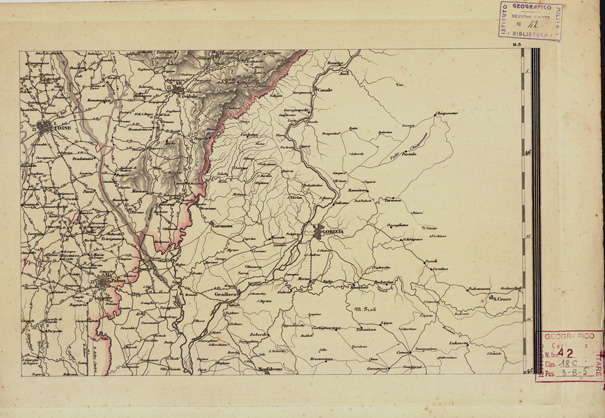 (N:906) CARTA COROGRAFICA ITINERARIA E STATISTICA DEL REGNO LOMBARDO-VENETO... - H 3 (B0003422) Carte e stampe antiche: riproduzione a colori su carta (formato A3)
