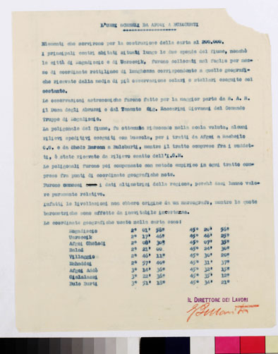 (N:11163) SOMALIA ITALIANA. L'UEBI SCEBELI DA AFGOI A BULOBURTI - Tavola 1 + Foglio informativo Foglio INFORMATIVO (B0010941) Carte e stampe antiche: riproduzione a colori su carta (formato A3)