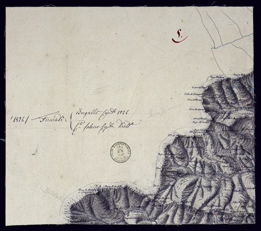 (N:10866) LEVATE TOPOGRAFICHE DELL'ALTO E BASSO NOVARESE - FOGLIO 5. (CA000979) Carte e stampe antiche: riproduzione a colori su carta (formato A3)