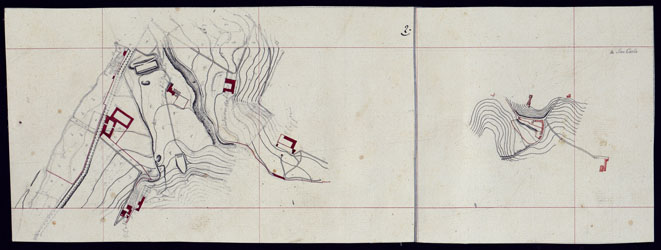 (N:1781) DINTORNI DI TORINO -TAV. 2. (CA001568) Carte e stampe antiche: riproduzione a colori su carta (formato A3)
