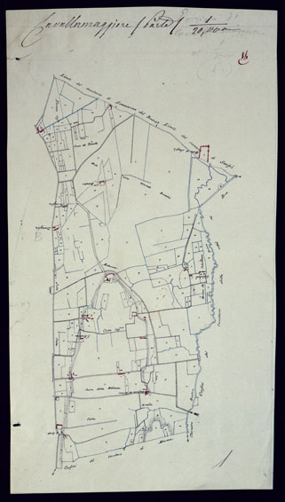 (N:23576) TERRITORIO COMPRESO TRA RACCONIGI, MORETTA, SAVIGLIANO, ALESSANDRIA ED IVREA - CAVALLERMAGGIORE. (CA001871) Carte e stampe antiche: riproduzione a colori su carta (formato A3)