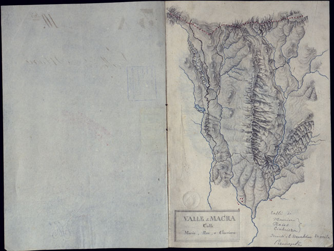 (N:23514) VALLE DI MACRA. - QUADERNO. (CA002007, CA002008, CA002009, CA002010, CA002012, CA002011) Carte e stampe antiche: riproduzione a colori su carta (formato A3)