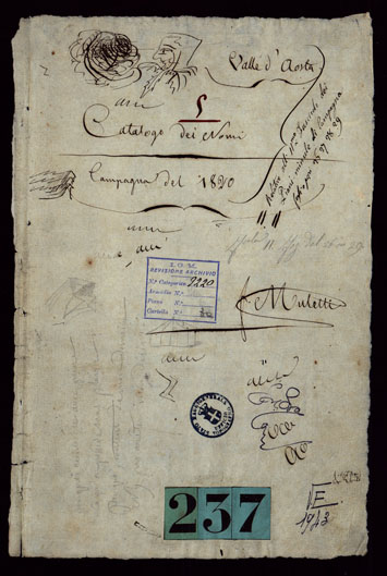 (N:23789) PORZIONE DELLA VALLE D'AOSTA CHE COMPRENDE IL VALLONE DI RUTORS, LA VALGRISANCHE, VALLE DI RHEMES, VALSAVARANCHE, VALLE DI COGNE, VALLE DI FENIS, ED I VALLONI COMPRESI FRA QUEST'ULTIMA VALLE E QUELLA DI COGNE - CATALOGO DEI NOMI DI CAMPAGNA. (CA002433, CA002435, CA002436, CA002434, CA002437, CA002438, CA002439, CA002440, CA002441, CA002442, CA002445, CA002446, CA002447, CA002448, CA002449, CA002450, CA002451, CA002452, CA002453, CA002454, CA002455, CA002456, CA002457, CA002458, CA002459, CA002460, CA002461, CA002462, CA002463, CA002464, CA002465, CA002466, CA002443, CA002444) Carte e stampe antiche: riproduzione a colori su carta (formato A3)