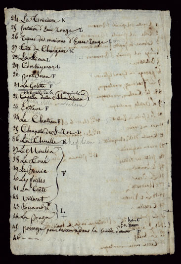 (N:23789) PORZIONE DELLA VALLE D'AOSTA CHE COMPRENDE IL VALLONE DI RUTORS, LA VALGRISANCHE, VALLE DI RHEMES, VALSAVARANCHE, VALLE DI COGNE, VALLE DI FENIS, ED I VALLONI COMPRESI FRA QUEST'ULTIMA VALLE E QUELLA DI COGNE - CATALOGO DEI NOMI DI CAMPAGNA. (CA002433, CA002435, CA002436, CA002434, CA002437, CA002438, CA002439, CA002440, CA002441, CA002442, CA002445, CA002446, CA002447, CA002448, CA002449, CA002450, CA002451, CA002452, CA002453, CA002454, CA002455, CA002456, CA002457, CA002458, CA002459, CA002460, CA002461, CA002462, CA002463, CA002464, CA002465, CA002466, CA002443, CA002444) Carte e stampe antiche: riproduzione a colori su carta (formato A3)