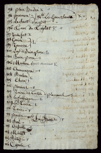 (N:23789) PORZIONE DELLA VALLE D'AOSTA CHE COMPRENDE IL VALLONE DI RUTORS, LA VALGRISANCHE, VALLE DI RHEMES, VALSAVARANCHE, VALLE DI COGNE, VALLE DI FENIS, ED I VALLONI COMPRESI FRA QUEST'ULTIMA VALLE E QUELLA DI COGNE - CATALOGO DEI NOMI DI CAMPAGNA. (CA002433, CA002435, CA002436, CA002434, CA002437, CA002438, CA002439, CA002440, CA002441, CA002442, CA002445, CA002446, CA002447, CA002448, CA002449, CA002450, CA002451, CA002452, CA002453, CA002454, CA002455, CA002456, CA002457, CA002458, CA002459, CA002460, CA002461, CA002462, CA002463, CA002464, CA002465, CA002466, CA002443, CA002444) Carte e stampe antiche: riproduzione a colori su carta (formato A3)