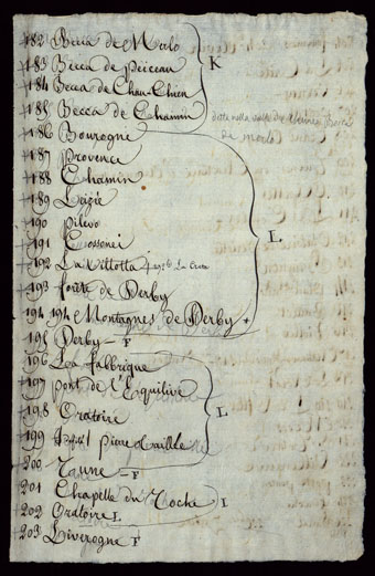(N:23789) PORZIONE DELLA VALLE D'AOSTA CHE COMPRENDE IL VALLONE DI RUTORS, LA VALGRISANCHE, VALLE DI RHEMES, VALSAVARANCHE, VALLE DI COGNE, VALLE DI FENIS, ED I VALLONI COMPRESI FRA QUEST'ULTIMA VALLE E QUELLA DI COGNE - CATALOGO DEI NOMI DI CAMPAGNA. (CA002433, CA002435, CA002436, CA002434, CA002437, CA002438, CA002439, CA002440, CA002441, CA002442, CA002445, CA002446, CA002447, CA002448, CA002449, CA002450, CA002451, CA002452, CA002453, CA002454, CA002455, CA002456, CA002457, CA002458, CA002459, CA002460, CA002461, CA002462, CA002463, CA002464, CA002465, CA002466, CA002443, CA002444) Carte e stampe antiche: riproduzione a colori su carta (formato A3)