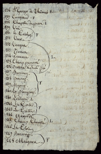 (N:23789) PORZIONE DELLA VALLE D'AOSTA CHE COMPRENDE IL VALLONE DI RUTORS, LA VALGRISANCHE, VALLE DI RHEMES, VALSAVARANCHE, VALLE DI COGNE, VALLE DI FENIS, ED I VALLONI COMPRESI FRA QUEST'ULTIMA VALLE E QUELLA DI COGNE - CATALOGO DEI NOMI DI CAMPAGNA. (CA002433, CA002435, CA002436, CA002434, CA002437, CA002438, CA002439, CA002440, CA002441, CA002442, CA002445, CA002446, CA002447, CA002448, CA002449, CA002450, CA002451, CA002452, CA002453, CA002454, CA002455, CA002456, CA002457, CA002458, CA002459, CA002460, CA002461, CA002462, CA002463, CA002464, CA002465, CA002466, CA002443, CA002444) Carte e stampe antiche: riproduzione a colori su carta (formato A3)