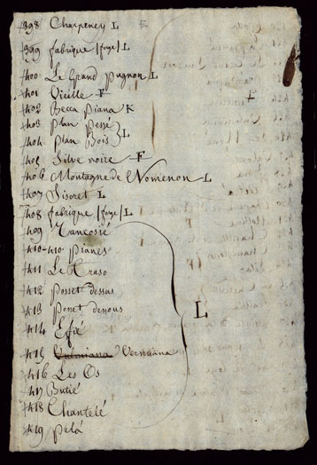(N:23789) PORZIONE DELLA VALLE D'AOSTA CHE COMPRENDE IL VALLONE DI RUTORS, LA VALGRISANCHE, VALLE DI RHEMES, VALSAVARANCHE, VALLE DI COGNE, VALLE DI FENIS, ED I VALLONI COMPRESI FRA QUEST'ULTIMA VALLE E QUELLA DI COGNE - CATALOGO DEI NOMI DI CAMPAGNA. (CA002433, CA002435, CA002436, CA002434, CA002437, CA002438, CA002439, CA002440, CA002441, CA002442, CA002445, CA002446, CA002447, CA002448, CA002449, CA002450, CA002451, CA002452, CA002453, CA002454, CA002455, CA002456, CA002457, CA002458, CA002459, CA002460, CA002461, CA002462, CA002463, CA002464, CA002465, CA002466, CA002443, CA002444) Carte e stampe antiche: riproduzione a colori su carta (formato A3)