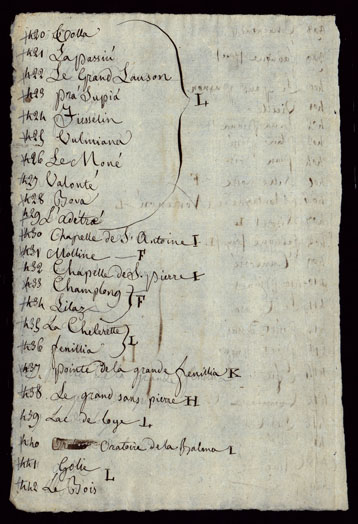(N:23789) PORZIONE DELLA VALLE D'AOSTA CHE COMPRENDE IL VALLONE DI RUTORS, LA VALGRISANCHE, VALLE DI RHEMES, VALSAVARANCHE, VALLE DI COGNE, VALLE DI FENIS, ED I VALLONI COMPRESI FRA QUEST'ULTIMA VALLE E QUELLA DI COGNE - CATALOGO DEI NOMI DI CAMPAGNA. (CA002433, CA002435, CA002436, CA002434, CA002437, CA002438, CA002439, CA002440, CA002441, CA002442, CA002445, CA002446, CA002447, CA002448, CA002449, CA002450, CA002451, CA002452, CA002453, CA002454, CA002455, CA002456, CA002457, CA002458, CA002459, CA002460, CA002461, CA002462, CA002463, CA002464, CA002465, CA002466, CA002443, CA002444) Carte e stampe antiche: riproduzione a colori su carta (formato A3)