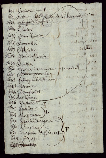 (N:23789) PORZIONE DELLA VALLE D'AOSTA CHE COMPRENDE IL VALLONE DI RUTORS, LA VALGRISANCHE, VALLE DI RHEMES, VALSAVARANCHE, VALLE DI COGNE, VALLE DI FENIS, ED I VALLONI COMPRESI FRA QUEST'ULTIMA VALLE E QUELLA DI COGNE - CATALOGO DEI NOMI DI CAMPAGNA. (CA002433, CA002435, CA002436, CA002434, CA002437, CA002438, CA002439, CA002440, CA002441, CA002442, CA002445, CA002446, CA002447, CA002448, CA002449, CA002450, CA002451, CA002452, CA002453, CA002454, CA002455, CA002456, CA002457, CA002458, CA002459, CA002460, CA002461, CA002462, CA002463, CA002464, CA002465, CA002466, CA002443, CA002444) Carte e stampe antiche: riproduzione a colori su carta (formato A3)