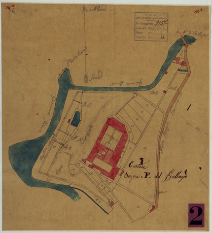 (N:24838) ELEMENTI PER LA FORMAZIONE DI UNA CARTA DELLA TOSCANA ALLA SCALA DI 1:28.800 - GALLUZZO. (CA005607) Carte e stampe antiche: riproduzione a colori su carta (formato A3)