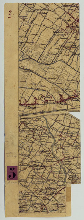 (N:24852) DINTORNI DI FIRENZE - MINUTA N. 2 (CA005660) Carte e stampe antiche: riproduzione a colori su carta (formato A3)