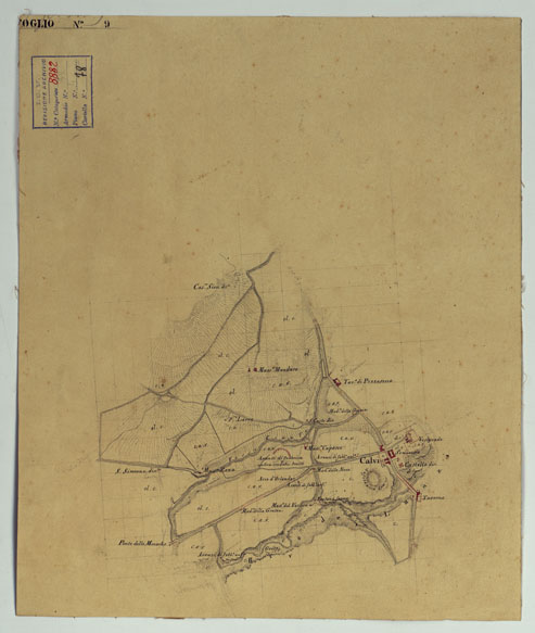 (N:12798) MINUTE ORIGINALI DI CAMPAGNA DELLE LEVATE AL 20.000 DELLA CARTA  DEL REAME DI NAPOLI ANNESSI GRAFICI E SCHIZZI DI NESSUN VALORE - Calvi Risorta (CA006478) Carte e stampe antiche: riproduzione a colori su carta (formato A3)