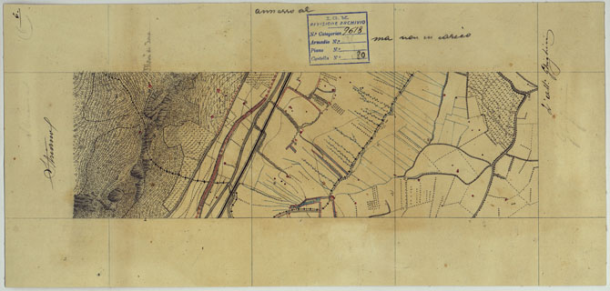 (N:13598) VESUVIO E DINTORNI - FOGLIO 6 STRIANO. (CA006591) Carte e stampe antiche: riproduzione a colori su carta (formato A3)