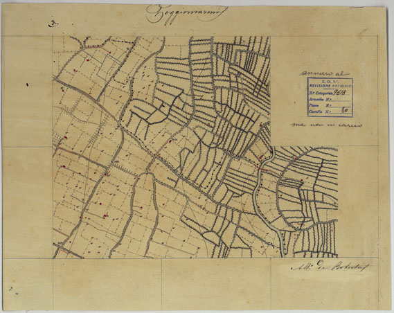 (N:13742) VESUVIO E DINTORNI - FOGLIO 3 POGGIOMARINO. (CA006604) Carte e stampe antiche: riproduzione a colori su carta (formato A3)
