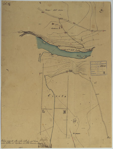 (N:10806) ISOLETTA E DINTORNI -TAVOLA 14. (CA006673) Carte e stampe antiche: riproduzione a colori su carta (formato A3)