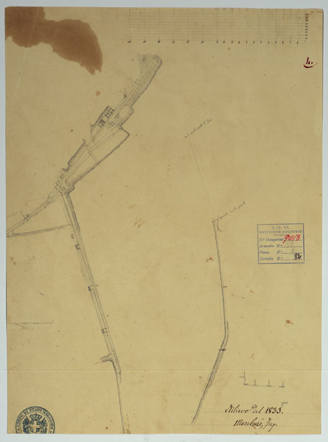 (N:15748) Scavi di Pompei - Foglio 4 (CA006764) Carte e stampe antiche: riproduzione a colori su carta (formato A3)