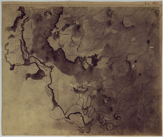 (N:16944) CARTA GEOLOGICA DELL' ETNA - Foglio A3 (CA007237) Carte e stampe antiche: riproduzione a colori su carta (formato A3)