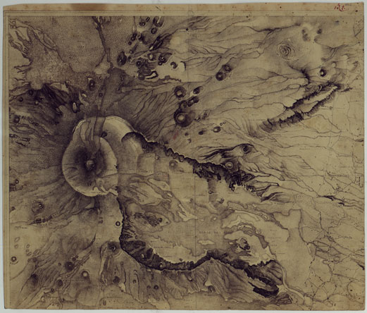 (N:16947) CARTA GEOLOGICA DELL' ETNA - Foglio B2 (CA007240) Carte e stampe antiche: riproduzione a colori su carta (formato A3)