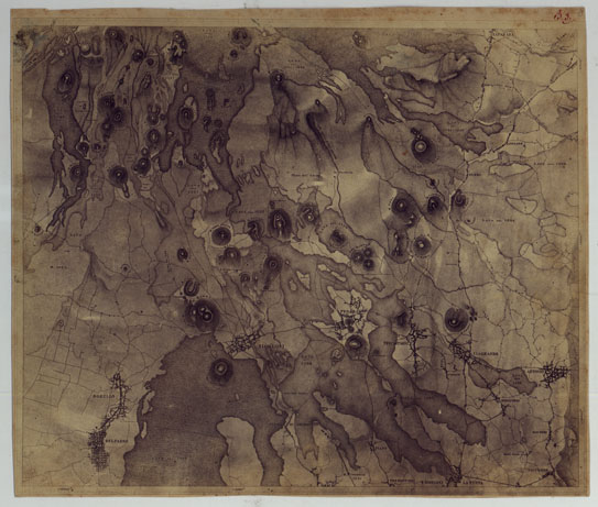 (N:16948) CARTA GEOLOGICA DELL' ETNA - Foglio B3 (CA007241) Carte e stampe antiche: riproduzione a colori su carta (formato A3)