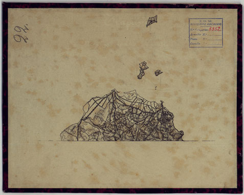 (N:25314) TRAPANI. (CA007772) Carte e stampe antiche: riproduzione a colori su carta (formato A3)
