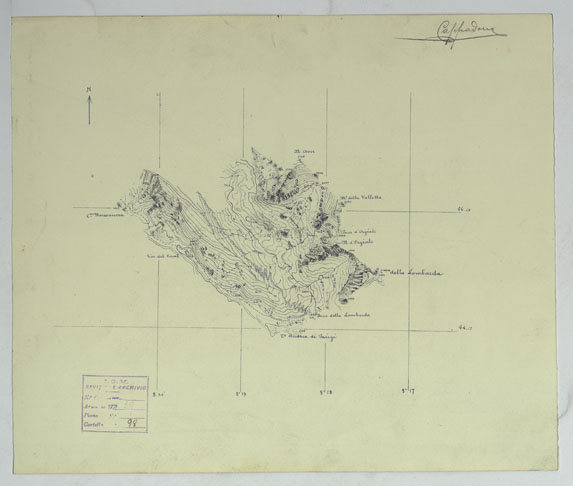 (N:17472) ESPERIMENTI DI RILIEVI E DISEGNI DI ROCCE DAL VERO. (CA008013) Carte e stampe antiche: riproduzione a colori su carta (formato A3)