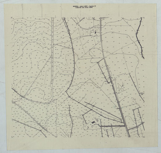 (N:25578) AEREOPORTO DI GUIDONIA E DINTORNICON LA RIDUZIONE AL 1:5.000 - SEZIONE IV. (CA008740) Carte e stampe antiche: riproduzione a colori su carta (formato A3)