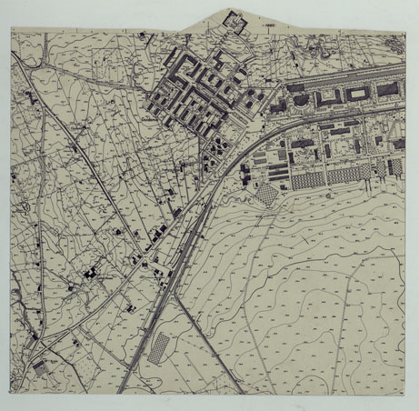 (N:25581) AEREOPORTO DI GUIDONIA MOSAICATURE SPEZZONE 1-2-8. (CA008743) Carte e stampe antiche: riproduzione a colori su carta (formato A3)