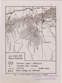 (N:28707) LA ZONA DEL GARA MULLATA (SE002440) Carte e stampe antiche: riproduzione a colori su carta (formato A4)