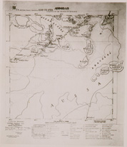 (N:28750) CARTA ITINERARIA DIMOSTRATIVA ASSAB STAZ AFDEN AL 400.000 ADDODAS (SE002443) Carte e stampe antiche: riproduzione a colori su carta (formato A4)