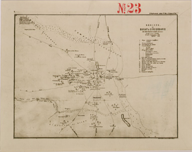 (N:30309) SCHIZZO DI GHRAT E CIRCONDARIO. (SE004327) Carte e stampe antiche: riproduzione a colori su carta (formato A4)