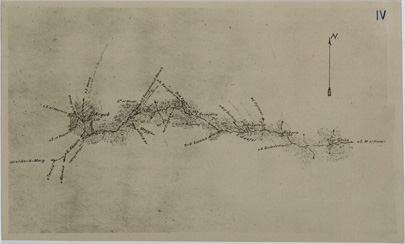 (N:31226) ITINERARI A SUD ED A EST DI CIRENE - TAVOLA IV. (SE005286) Carte e stampe antiche: riproduzione a colori su carta (formato A4)