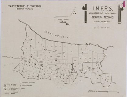 (N:31277) COMPRENSORIO E. CORRADINI. (SE005304) Carte e stampe antiche: riproduzione a colori su carta (formato A4)