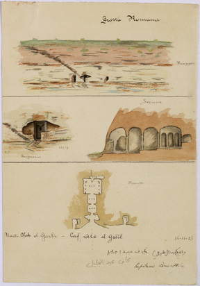 (N:31439) GROTTA ROMANA UADI CHIB EL GARBI (GHARBI) CAP. GRECO (SE005495) Carte e stampe antiche: riproduzione a colori su carta (formato A4)