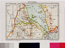 (N:8662) CARTOLINE GEOGRAFICHE DELLE COLONIE ITALIANE MINISTERO DELLE COLONIE - ERITREA (B0010500) Carte e stampe antiche: riproduzione a colori su carta (formato A4)