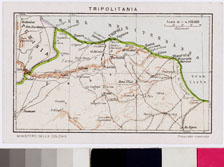 (N:8666) CARTOLINE GEOGRAFICHE DELLE COLONIE ITALIANE MINISTERO DELLE COLONIE - TRIPOLITANIA (B0010503) Carte e stampe antiche: riproduzione a colori su carta (formato A4)