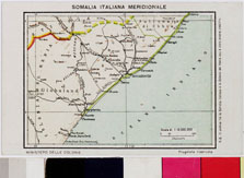 (N:8663) CARTOLINE GEOGRAFICHE DELLE COLONIE ITALIANE MINISTERO DELLE COLONIE - SOMALIA ITALIANA MERIDIONALE (B0010504) Carte e stampe antiche: riproduzione a colori su carta (formato A4)