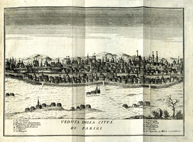 (N:20518) PIANTE DELLA CITTA' DI PARIGI - Foglio 2 (B0016976) Carte e stampe antiche: riproduzione a colori su carta (formato A4)