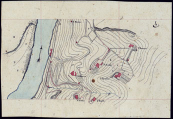(N:1743) DINTORNI DI TORINO -TAV. 4. (CA001570) Carte e stampe antiche: riproduzione a colori su carta (formato A4)