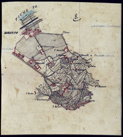 (N:1638) DINTORNI DI TORINO -TAV. 8. (CA001574) Carte e stampe antiche: riproduzione a colori su carta (formato A4)