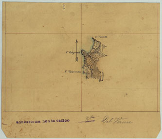 (N:24869) ORBETELLO E DINTORNI - DISEGNO 5 (CA005693) Carte e stampe antiche: riproduzione a colori su carta (formato A4)