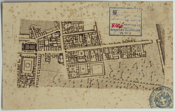(N:15721) Scavi di Pompei - Foglio 31 (CA006791) Carte e stampe antiche: riproduzione a colori su carta (formato A4)