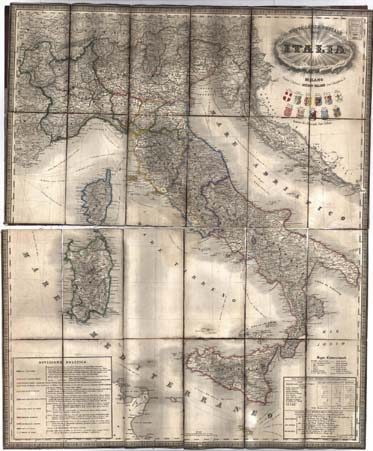 (N:9460) NUOVA CARTA POSTALE DELL'ITALIA MILANO, PRESSO L'EDITORE ANTONIO VALLARDI (B0012937, B0012938, B12937-8) Carte e stampe antiche: riproduzione digitale a 150 DPI