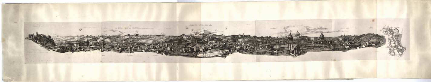 (N:10912) VUE DE ROME PRISE DU PALAIS CAFARELLI SUR LE MONT CAPOTOLIN EN JUIN 1849 PENDANT LE SIEGE ET DESSINEE D'APRES NATURE PAR C. ANDREAE. ROME CHEZ JOSEPH SITHOVER, EDITEUR - Vista di Roma presa da Palazzo Cafarelli (B13662-64, B0013664, B0013663, B0013662) Carte e stampe antiche: riproduzione digitale a 300 DPI