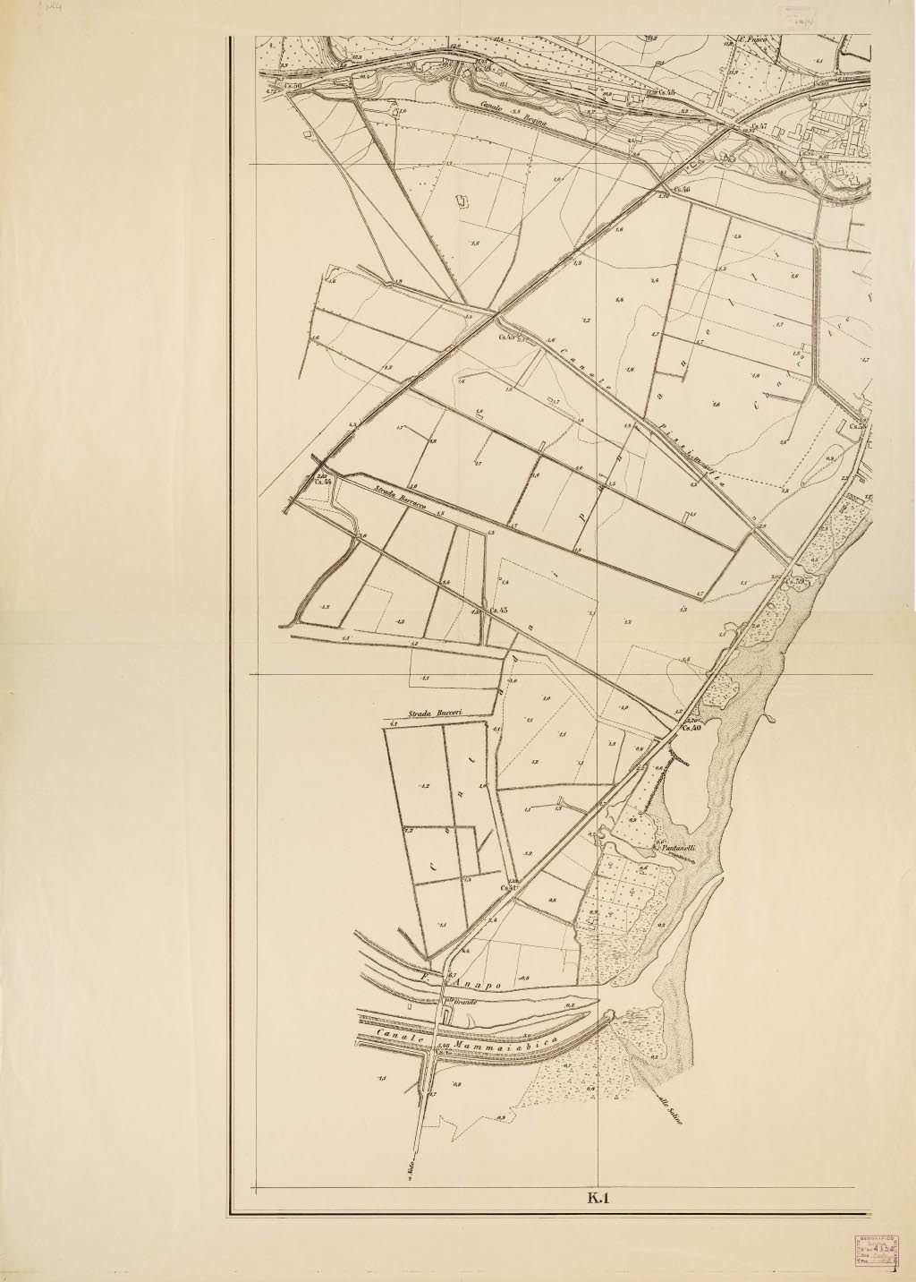 (N:13756) PIANTA DELLA CITTA' DI SIRACUSA - Foglio 4 (B0006607, B0006608, B6607-08) Carte e stampe antiche: riproduzione digitale a 300 DPI