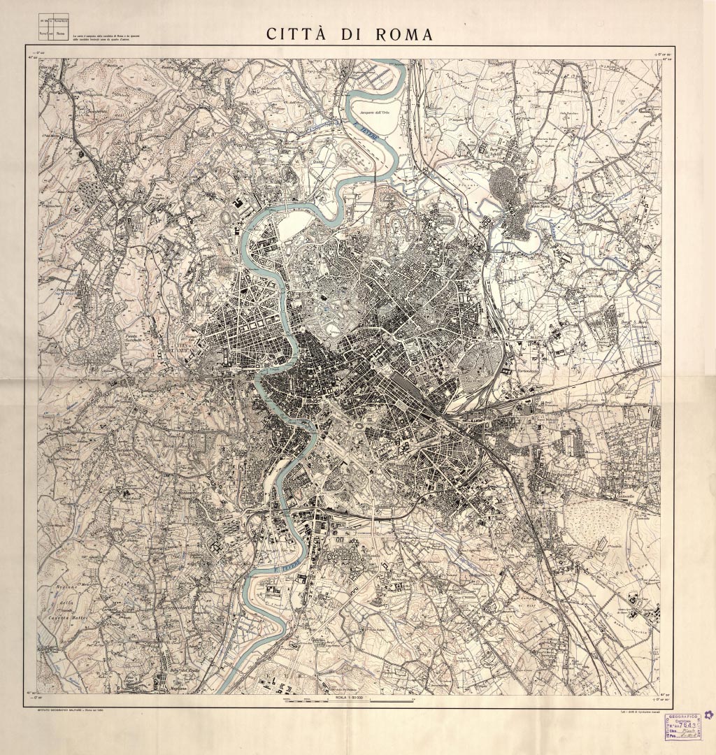 (N:8890) CITTA' DI ROMA (B0006714, B0006715, B6714-15) Carte e stampe antiche: riproduzione digitale a 300 DPI