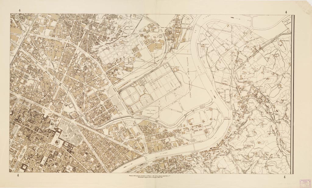 (N:13928) PIANTA DI TORINO - Foglio 4 (B0006753, B0006754, B6753-54) Carte e stampe antiche: riproduzione digitale a 300 DPI
