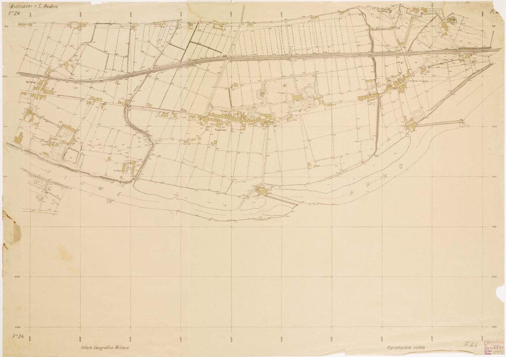 (N:13428) PIANO REGOLATORE DI AMPLIAMENTO DELLA CITTA' DI FIRENZE - Foglio 24 - Rovezzano e S. Andrea (B0006988, B0006989, B6988-89) Carte e stampe antiche: riproduzione digitale a 300 DPI