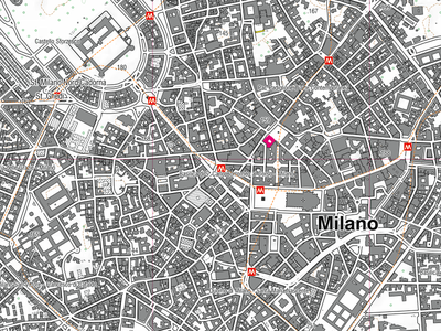 Milano: scala 1:10.000 (particolare)