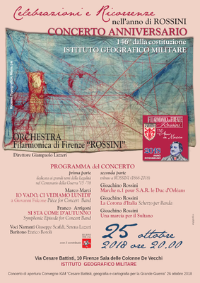 Locandina converto filarmonica Rossini ottobre 2018